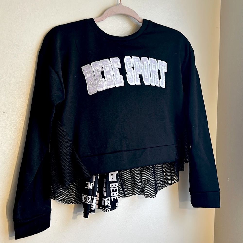 BEBE SPORT crop top and leggings set